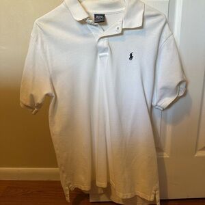 Polo by Ralph Lauren Kids Large White Polo Shirt